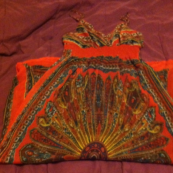 Summer dress an earring bundle used sold as is