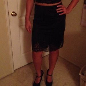 Black skirt