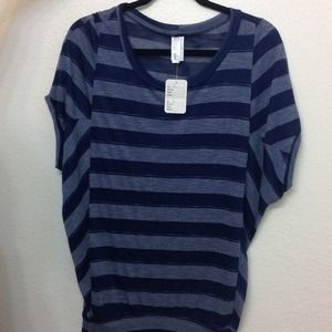 Blue striped shirt