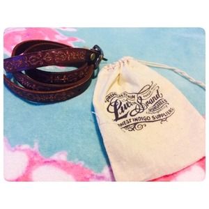 Lucky brand embroidered belt
