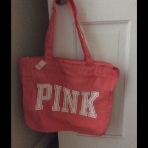 VS Pink campus zipper tote