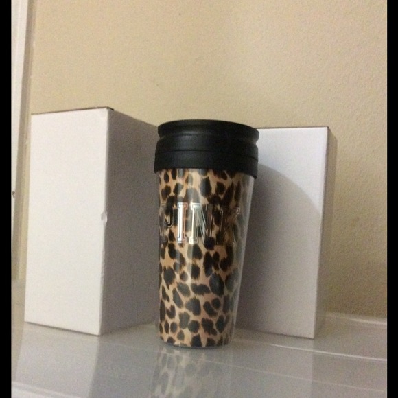 VS Pink leopard tumbler