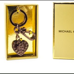 New Micheal kors heart key chain.