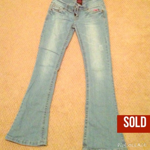 SOLD Bubblegum jeans size 7/8 worn