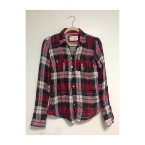 ❌Sold in Bundle❌ Red, Black and White Flannel