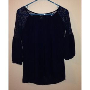 Navy blue top