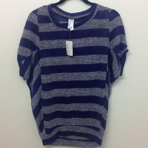 Purple stripped shirt