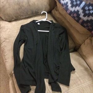 Black long sleeve sweater