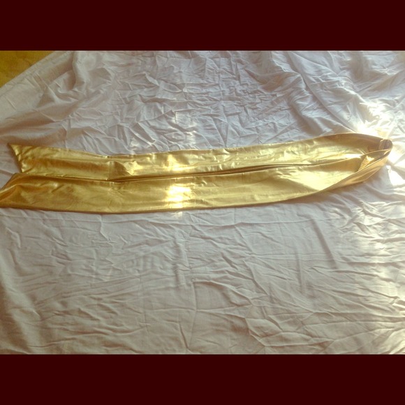 Gold lamme sash