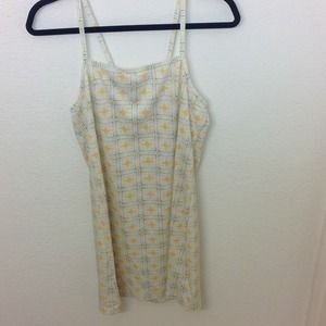 Printed spaghetti strap dress.