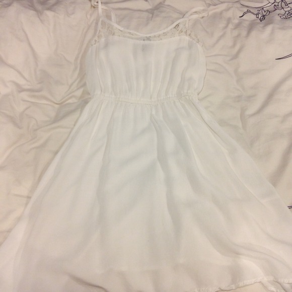 White Dress with Lace