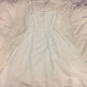 White Dress with Lace