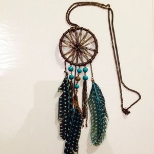 Dream catcher necklace