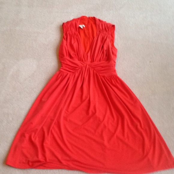 BUNDLE! Boston Proper Coral Dress & Leopard Dress