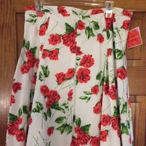Isaac M for Target flower printed skirt