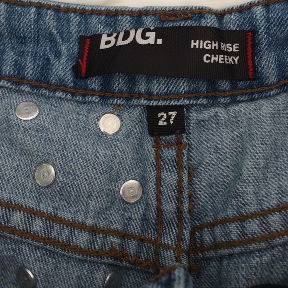 Studded Denim Shorts - Picture 2 of 2