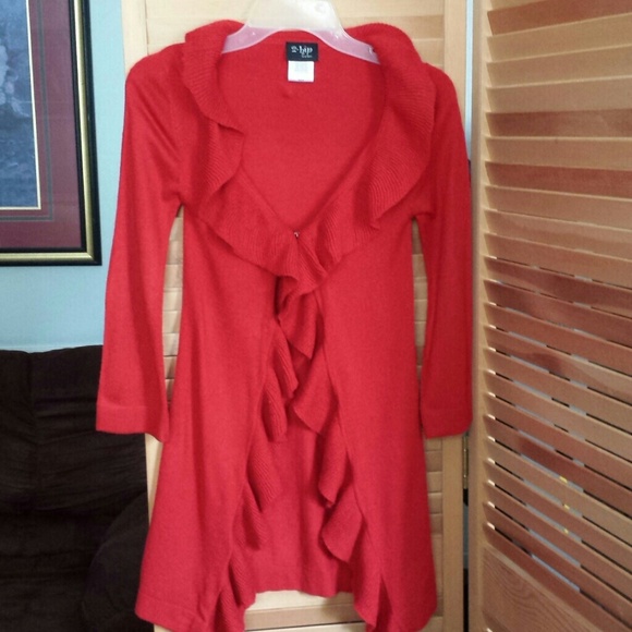 Beautiful holiday red sweater, worn twice