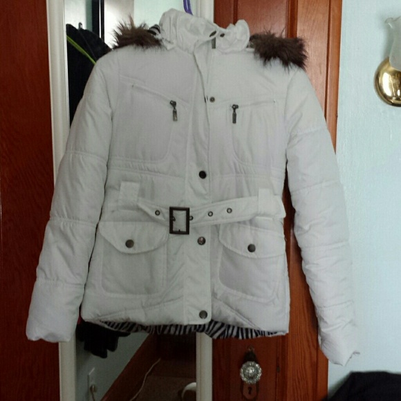 White winter jacket