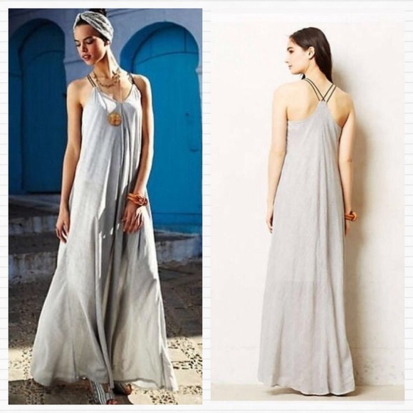 Anthropologie Dresses & Skirts - 🎉HP🎉 Anthropologie Pinstriped Maxi Dress NWT