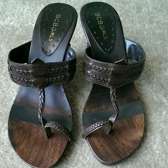 SOLD!!!!!!Wedge sandals by BCBGgirls