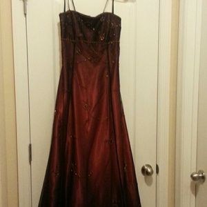 Formal Prom Military Ball full length gown