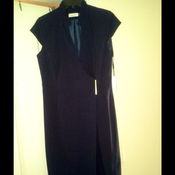 Calvin Klein, NWT, Wrap dress, sz 8