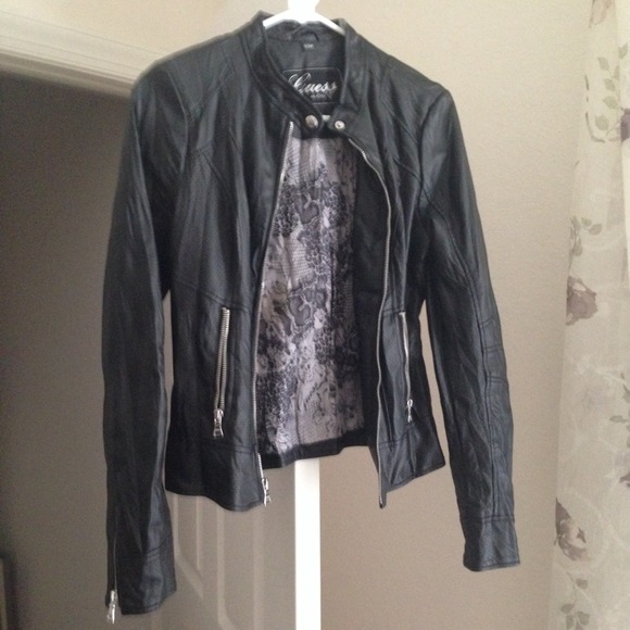 Guess faux leather jacket