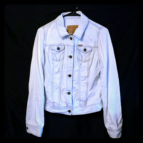 Distressed Hollister Jean Jacket