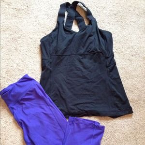 Lululemon Athletica cross cross tank