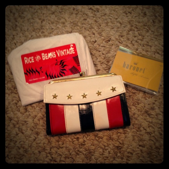 Vintage 60s BARONET Stars and Stripes Wallet