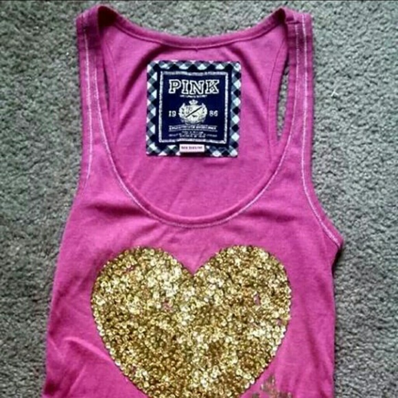 LOVE PINK Sz M Tank - Picture 2 of 2