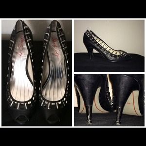 Miss Sixty Gun Metal Heels