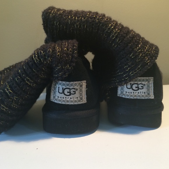 UGG classic cardy black gold UGG classic cardy black gold