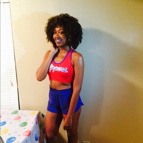 Clippers top $20 blue shorts $15