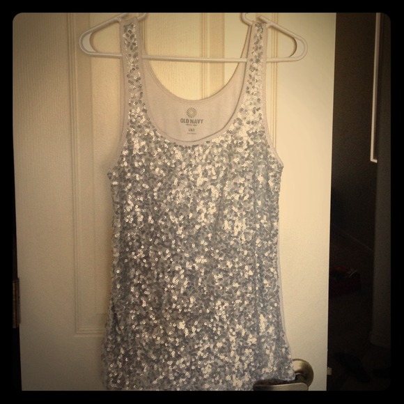 Sequin tank top