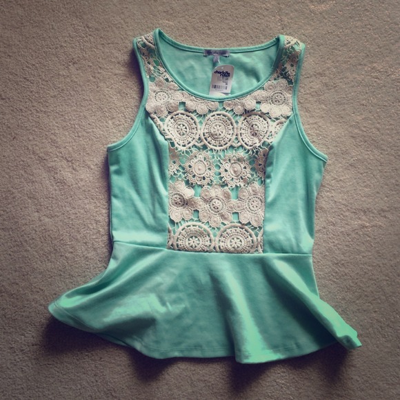 Peplum top from Charlotte Russe