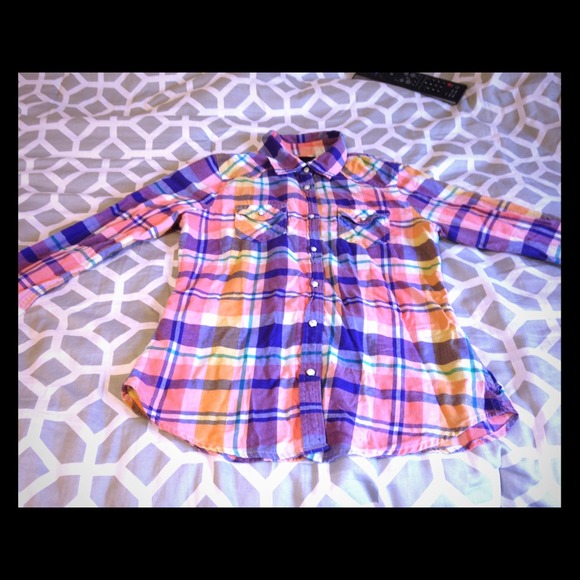 American Eagle Plaid Flannel