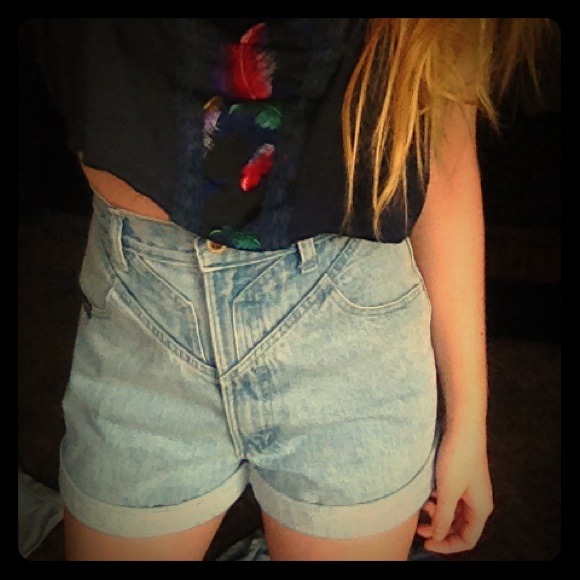 High waisted vintage shorts