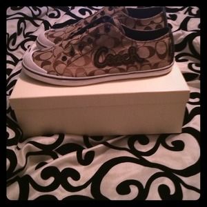 Coach low top sneakers! Brand new!
