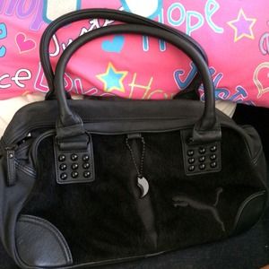 Puma Faux Fur satchel