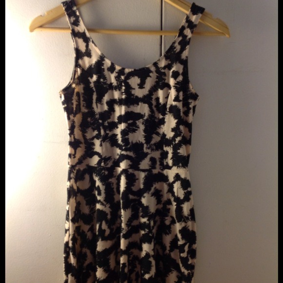Animal print dress