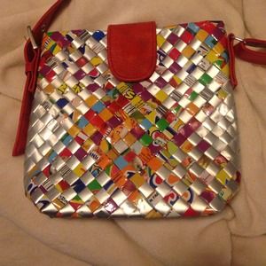 Cross body recycled bag