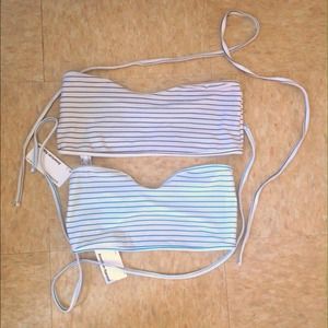 Set of 2 American Apparel bandeau tops