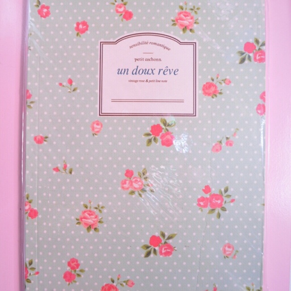GREEN Petit Cochonn Floral Notebook / Journal
