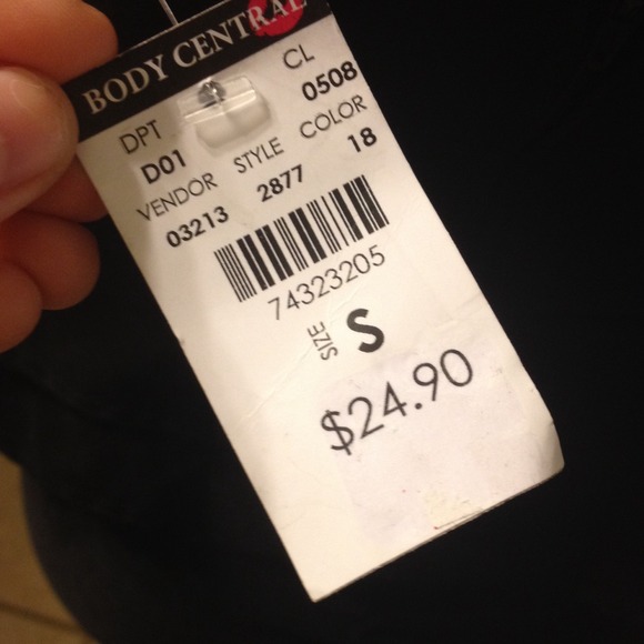 black and white body con dress - Picture 4 of 4