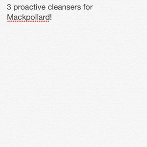 3 procativ cleansers.