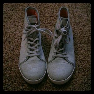 Grey High Top Vans