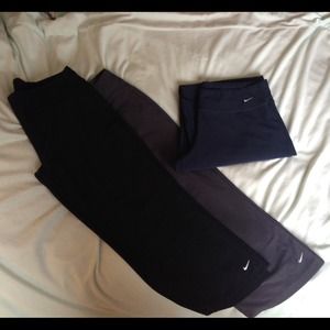 SELLING IN BUNDLE.  Nike FITDRY capris and pant