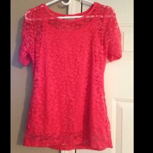 Coral shirt😍