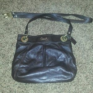 Brown Coach Messenger Bag